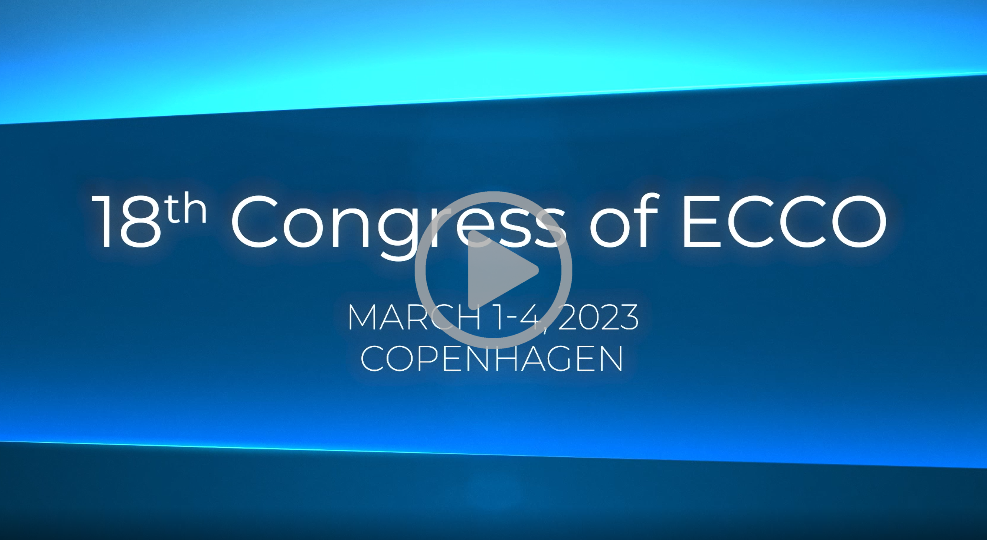 ECCO'23 CONGRESS Registration open now!