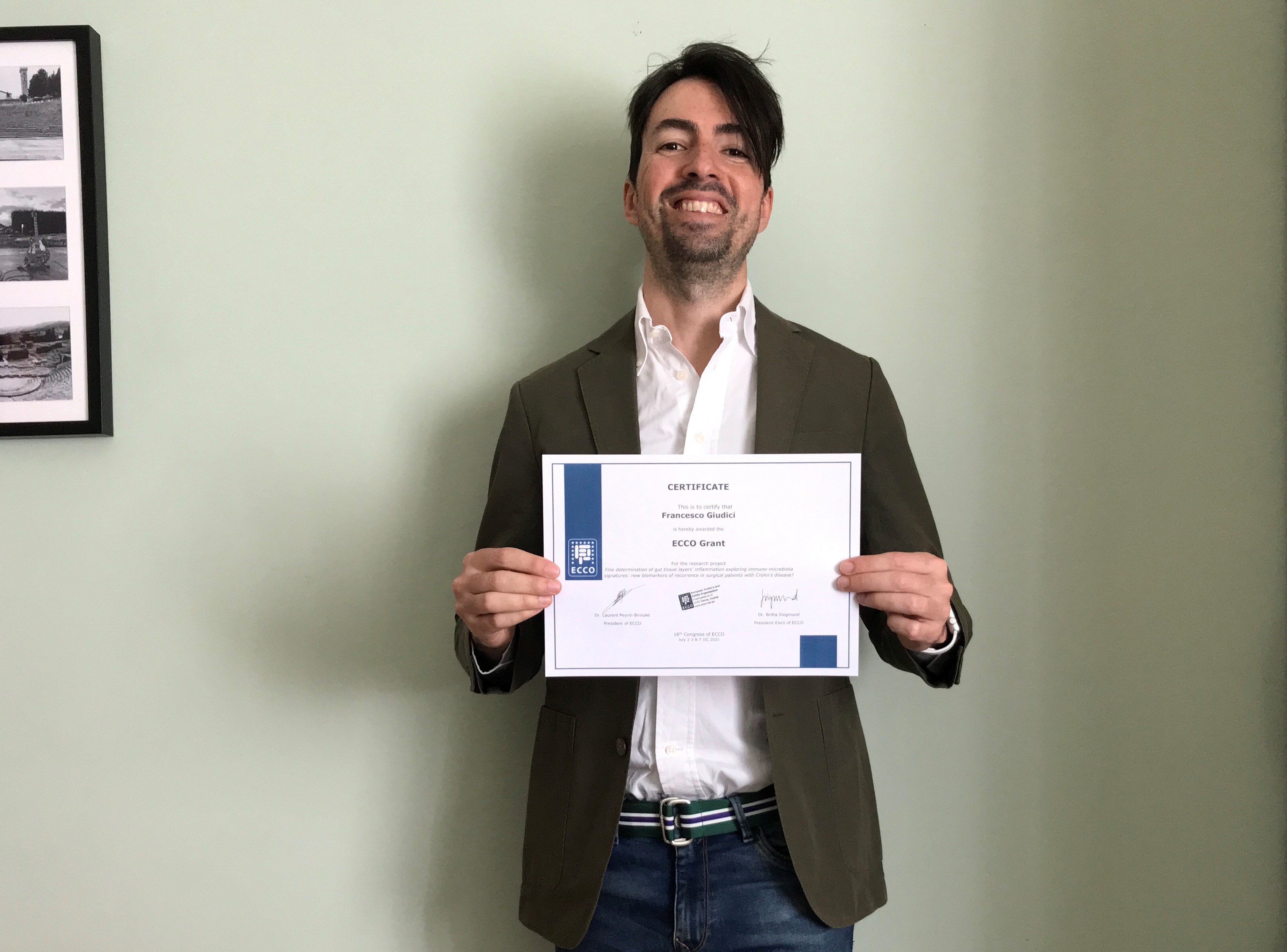 ECCO Grant 2021 Francesco Giudici (Italy)