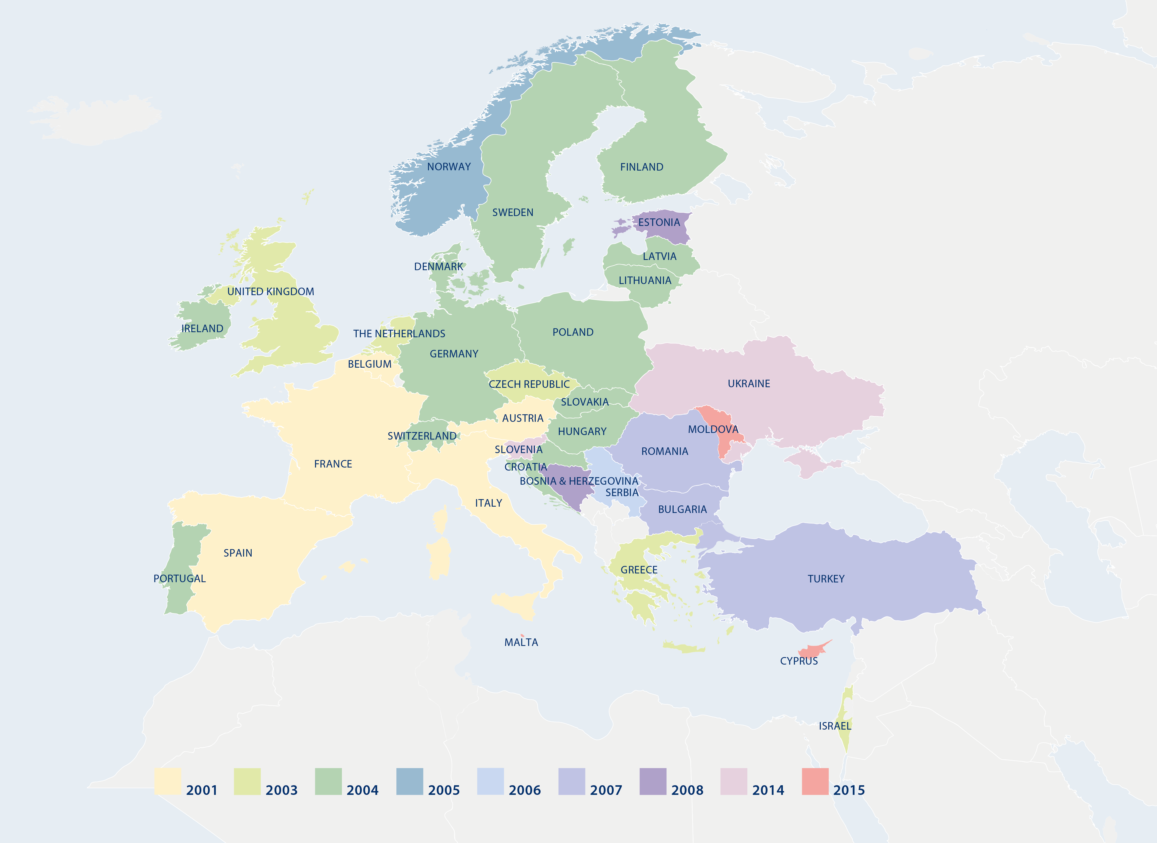 European Crohn´s Organisation ECCO - Country Membership