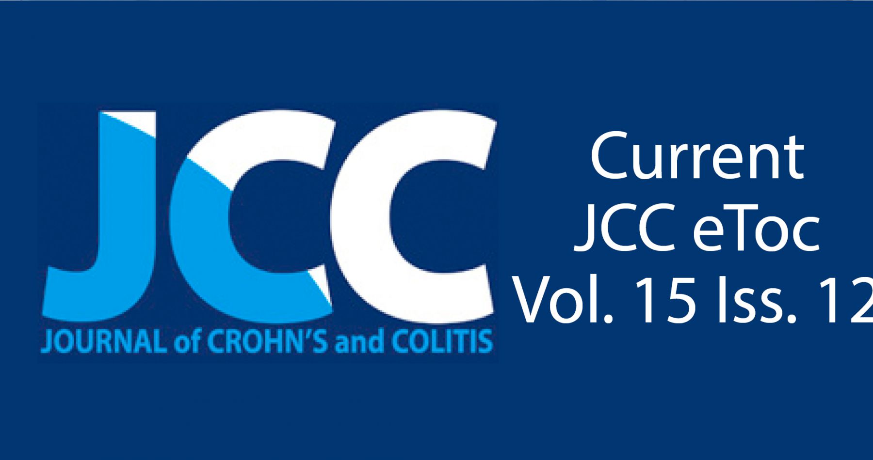 Current JCC eTOC Vol. 15 Iss.12