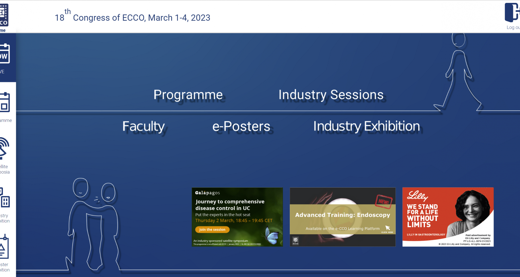 ECCO'23 Virtual Congress Platform