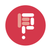 A simplified gut icon